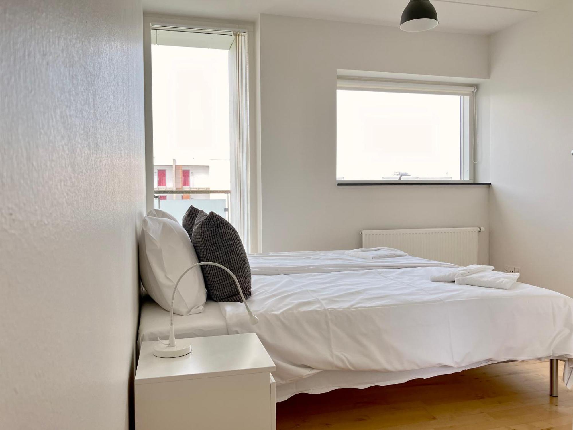 Newly Built 1 Bedroom Apartment With Balcony Århus Kültér fotó